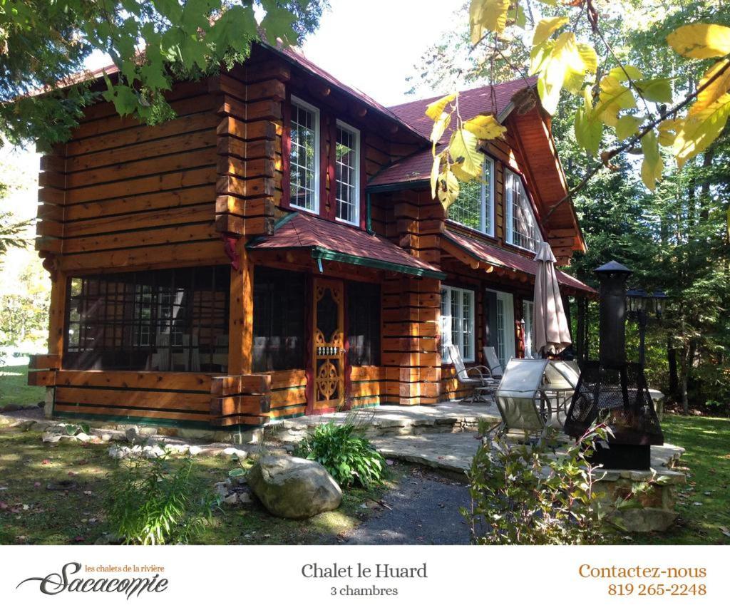 Chalets De La Riviere Sacacomie Villa Saint-Alexis-des-Monts Exterior foto