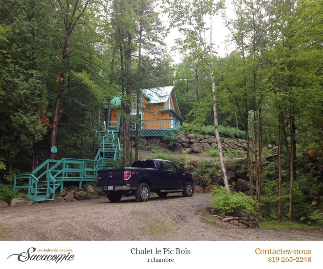 Chalets De La Riviere Sacacomie Villa Saint-Alexis-des-Monts Exterior foto