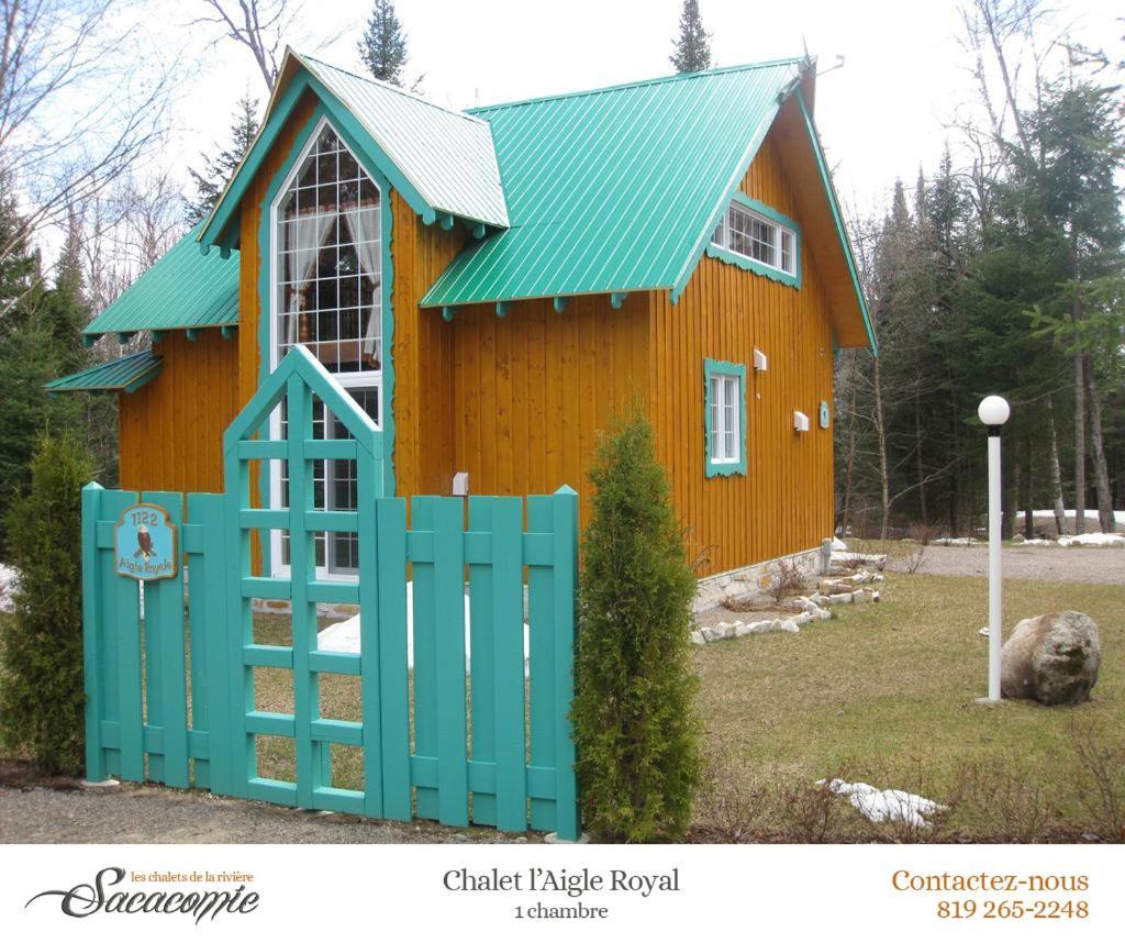 Chalets De La Riviere Sacacomie Villa Saint-Alexis-des-Monts Exterior foto