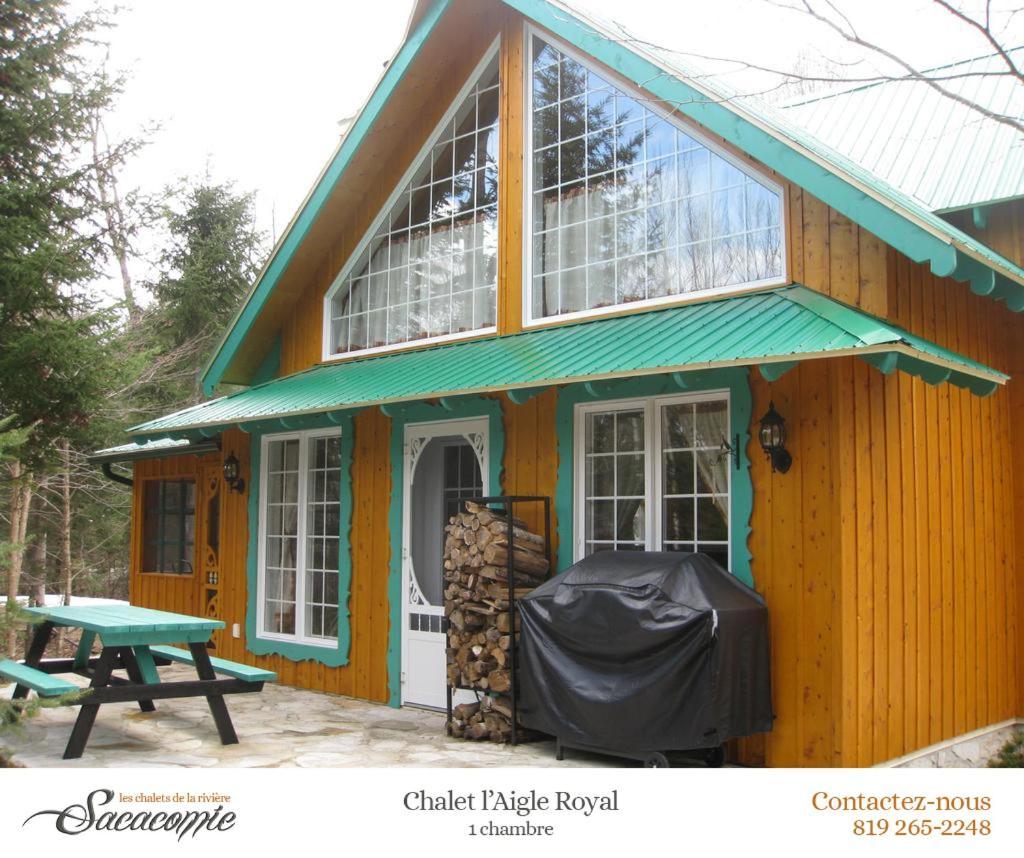 Chalets De La Riviere Sacacomie Villa Saint-Alexis-des-Monts Exterior foto